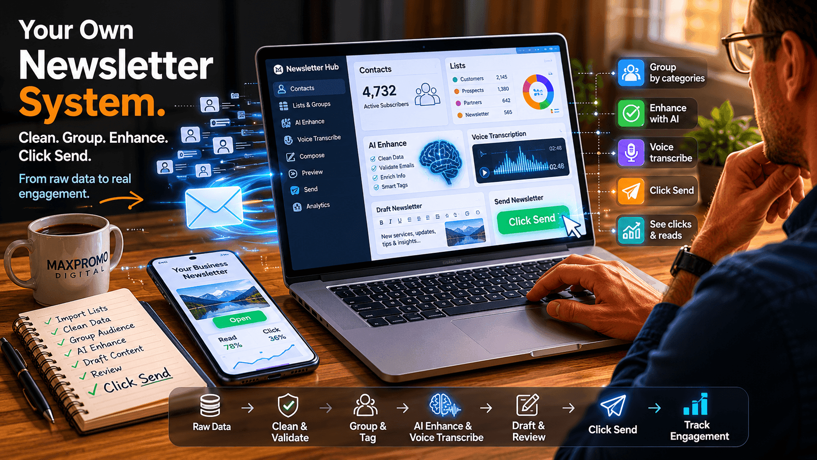 Still Sending Newsletters Manually? Build Your Own Internal Newsletter System